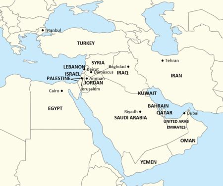 cities in middle east